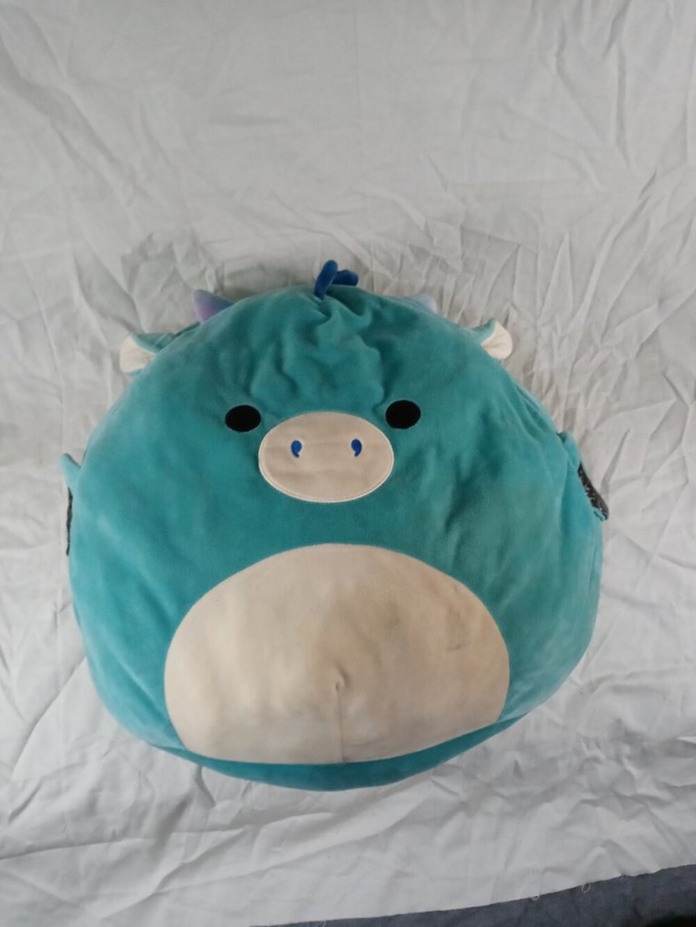 2019 Turquoise Squishmallow Tatiana The Dragon 16” Large Plushie